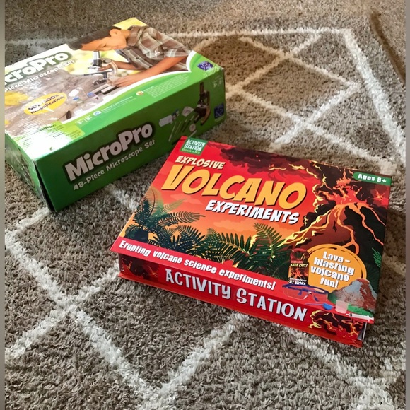 Kids Experiments MICROPRO Microscope Set & Volcano Fun Learning Science Kits - Picture 15 of 16